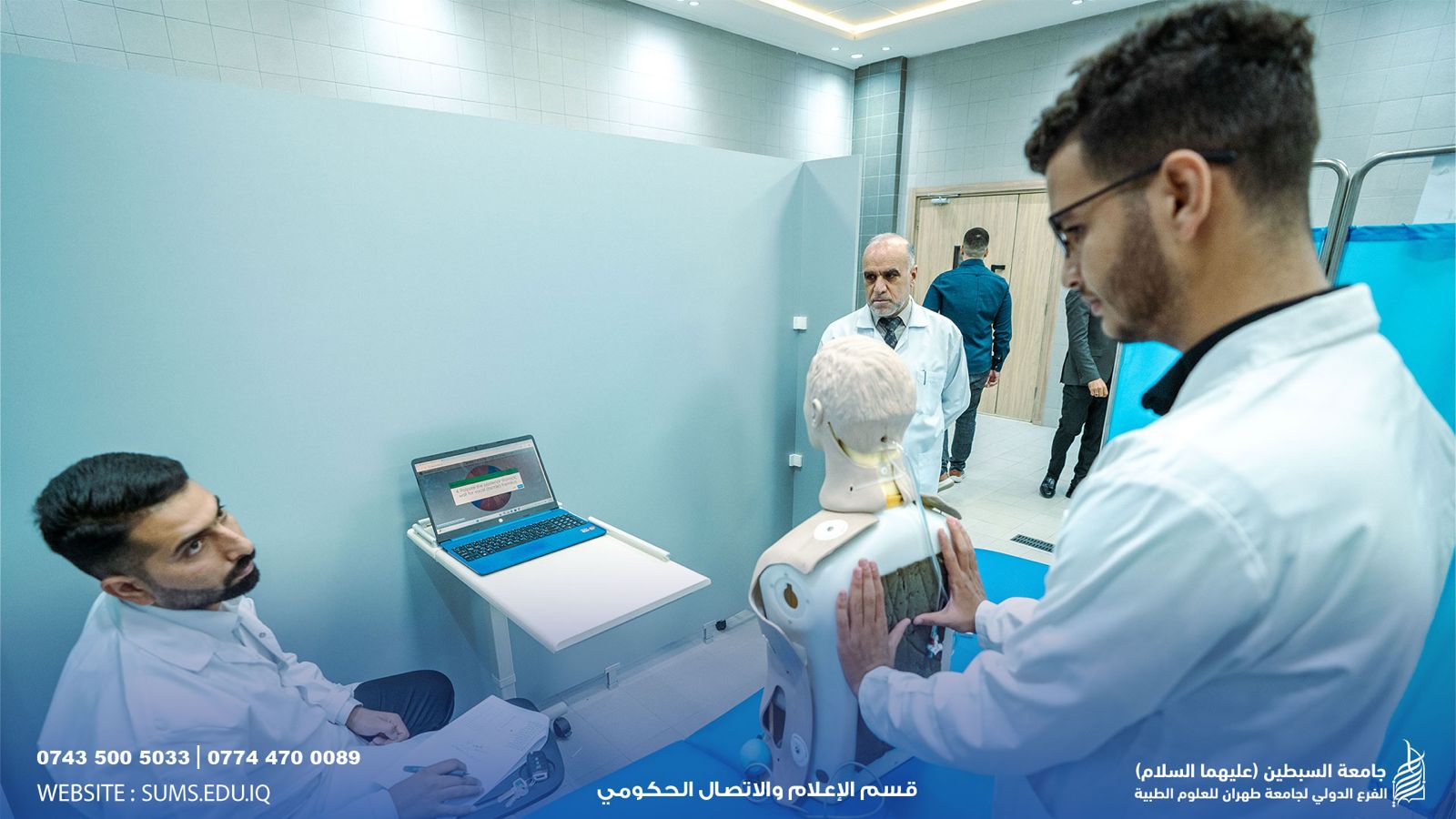 Administering the OSCE exam for the Health Assessment course to first-year students